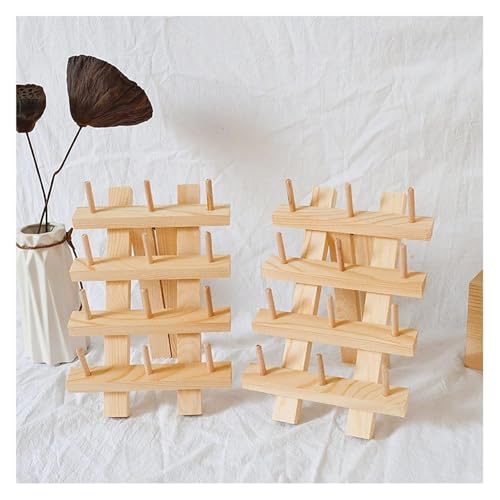 Garnrollenhalter aus Holz, Spulenständer aus Holz, Holzfadenhalter, Fadenständer, Näh- und Stickfaden-Organizer Garnrollenhalter aus Holz, Spulenständer aus Holz, Holzfadenhalter, Fadenständer, Näh- und Stickfaden-Organizer von DMBBSAPBSH