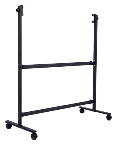 Universeller Mobiler Ständer, Whiteboard-Ständer, Winkelhöhenverstellbar, rollende Whiteboard-Staffelei auf Rädern for das Home-Office, Klassenzimmer, Schule von DMBBSAPBSH