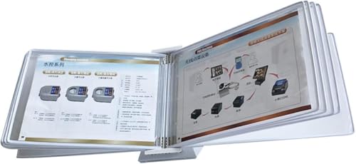 Wandordner, Wanddisplay aus Metall, Aktenordner für den Schreibtisch: Schreibtisch-Referenz-Organizer, Wand-Menü-Display, Schreibtischaufsteller (weiß) von DMBBSAPBSH