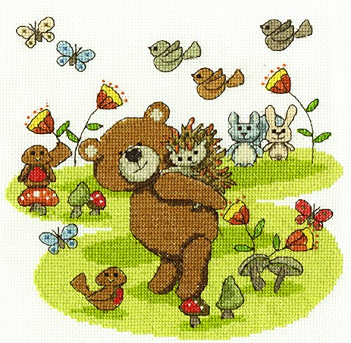 DMC Kit Point de Croix Motif Creative World La Forêt Fabulous Best Buddies, Coton, Multicolore DMC Kit Point de Croix Motif Creative World La Forêt Fabulous Best Buddies, Coton, Multicolore von DMC