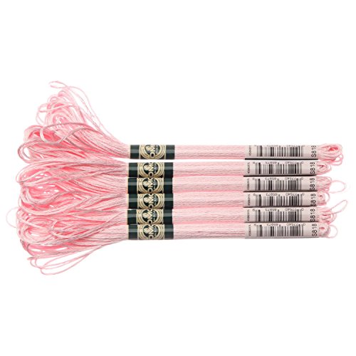 DMC 1008F-S0818 Sticktwist, S0818 Rosa, 8 m, 6 stück DMC 1008F-S0818 Sticktwist, S0818 Rosa, 8 m, 6 stück von DMC