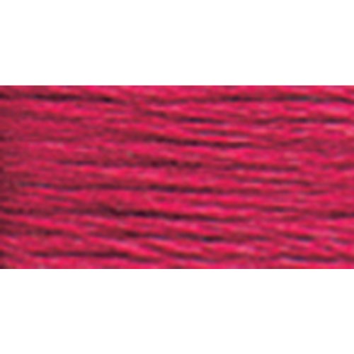DMC 117 – 600 Six Stranded Cotton Embroidery Floss, Very Dark Cranberry, 8 m von DMC