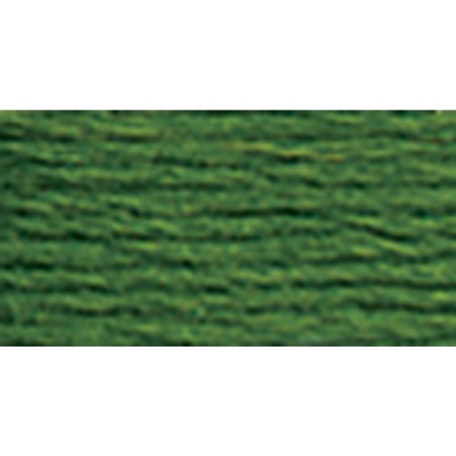 DMC 117–904 Stickerei-Garn aus Seidenbaumwolle, 6-strängig, sehr Dunkles Papageien-Grün 8 m von DMC