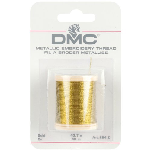 DMC Metallisches Stickgarn, 43,7 m, Gold von DMC