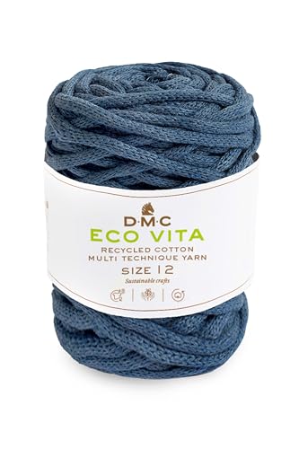 DMC 384-076 Garn, Cotton, 076 Blau, 55 m von DMC