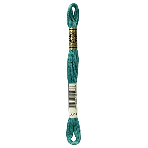 DMC 6-strängige Stickerei Baumwolle, Stick, 8 m, Dunkles Aquamarin von DMC