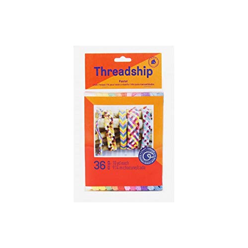 DMC - Bastelgarn x 36 - Pastellfarben, einfädige Stränge | Garn zum Sticken/Kreuzstich, Stricken, Freundschaftsbändchen und Nähen von DMC