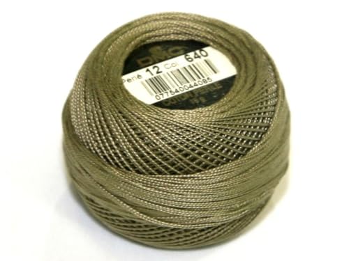 DMC Baumwoll-Perlgarn, Größe 12, 640, 10-g-Knäuel von DMC