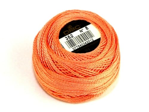 DMC Baumwoll-Perlgarn, Größe 8, 352, 10-g-Knäuel von DMC