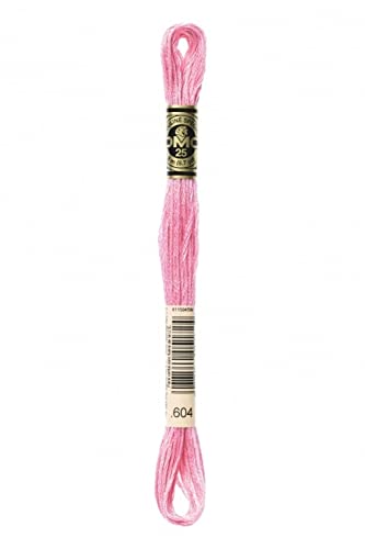 DMC Baumwoll-Stickgarn, 604 pro Knäuel DMC Baumwoll-Stickgarn, 604 pro Knäuel von DMC