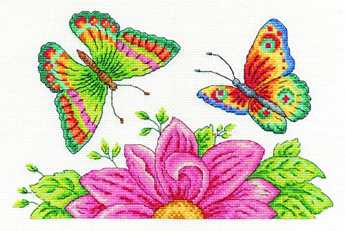 DMC "Butterfly Garden 14 Zählen Set, Mehrfarbig von DMC