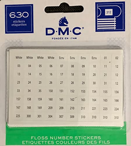 DMC - DMC-Sticker mit Fadennummer von DMC