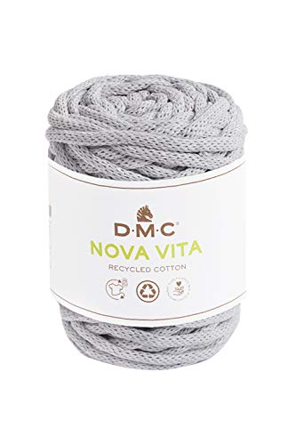 DMC - Eco Vita 12 | Recyceltes Baumwollgarn, Schlauchgarn mit einer Dicke von 4 mm | 250 g - 55 m - 24 Farben von DMC
