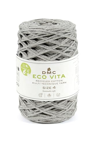 DMC - Eco Vita 4 | Recyceltes Baumwollgarn - mit Pflanzen-Etikett | 250 g - 200 m - 12 Farben DMC - Eco Vita 4 | Recyceltes Baumwollgarn - mit Pflanzen-Etikett | 250 g - 200 m - 12 Farben von DMC