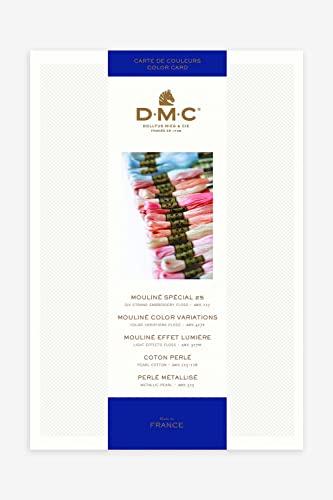 DMC - Farbkarte Mouliné & Perlé | mit Garnproben - für die perfekte Farbauswahl von DMC