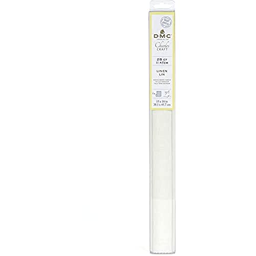 DMC - Leinen 28 ct. - 11 Fäden/cm - 100% Leinen - Kreuzstich oder traditionelle Stickerei, ideal für erfahrene Sticker/innen von DMC