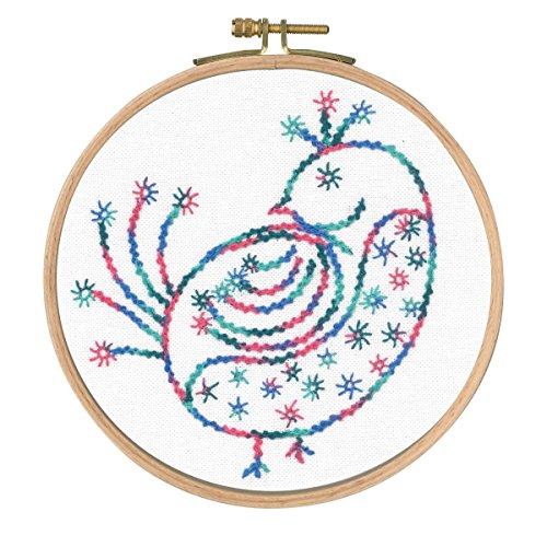 DMC "Little Birds Bedruckt ziemlich Coy Stickerei-Set, Mehrfarbig DMC "Little Birds Bedruckt ziemlich Coy Stickerei-Set, Mehrfarbig von DMC