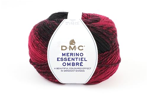 DMC Merinowolle Essentiel Ombrè - Häkelnadeln: 5/6, 150g/285m - Wolle-Acryl-Mischung (50% Merinowolle, 50% Acryl) von DMC