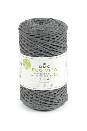 DMC - Eco Vita 4 | Recyceltes Baumwollgarn - mit Pflanzen-Etikett | 250 g - 200 m - 12 Farben DMC - Eco Vita 4 | Recyceltes Baumwollgarn - mit Pflanzen-Etikett | 250 g - 200 m - 12 Farben von DMC