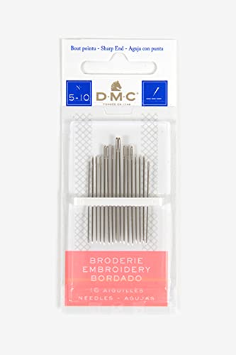 DMC - Sticknadeln - mit spitzem Ende, ideal für das Besticken fast aller Stoffarten | 16 Stück DMC - Sticknadeln - mit spitzem Ende, ideal für das Besticken fast aller Stoffarten | 16 Stück von DMC