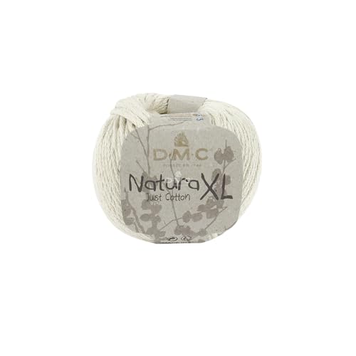 DMC - Natura Just Cotton XL, 100% Baumwolle - ideal für Strick- und Häkelarbeiten | 100 g, 75 m, 23 Farben DMC - Natura Just Cotton XL, 100% Baumwolle - ideal für Strick- und Häkelarbeiten | 100 g, 75 m, 23 Farben von DMC