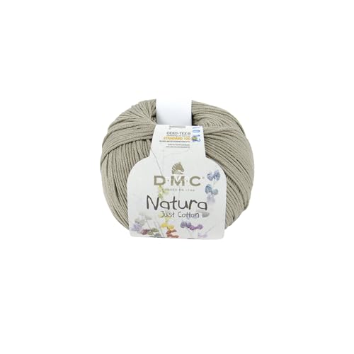 DMC - Natura Just Cotton - 100% Baumwolle | Für die Herstellung von Heimtextilien und Kleidungen | 50 g - 155 m - 62 Farben von DMC