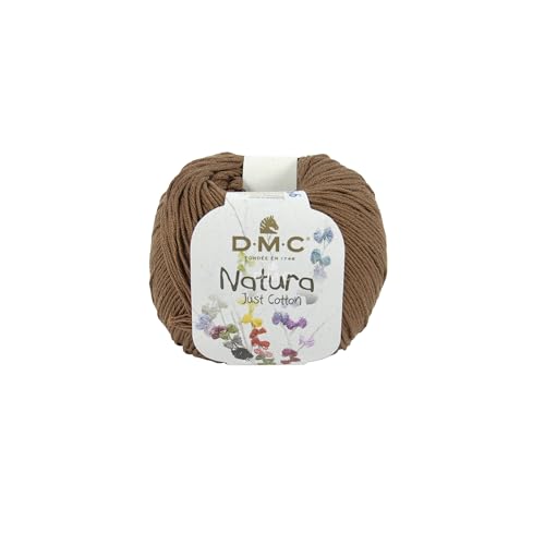 DMC Natura Just Baumwolle Garn 50 g, 155 Meter Länge, #N041 Braun DMC Natura Just Baumwolle Garn 50 g, 155 Meter Länge, #N041 Braun von DMC