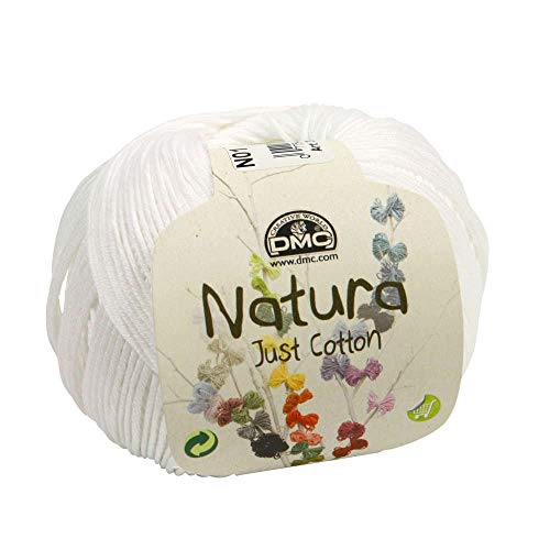 DMC - Natura Just Cotton - 100% Baumwolle | Für die Herstellung von Heimtextilien und Kleidungen | 50 g - 155 m - 62 Farben DMC - Natura Just Cotton - 100% Baumwolle | Für die Herstellung von Heimtextilien und Kleidungen | 50 g - 155 m - 62 Farben von DMC