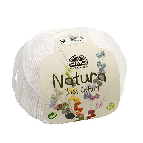 DMC - Natura Just Cotton - 100% Baumwolle | Für die Herstellung von Heimtextilien und Kleidungen | 50 g - 155 m - 62 Farben von DMC