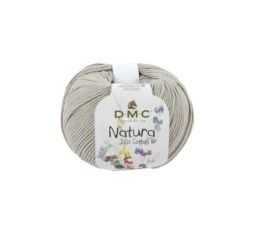DMC - Natura Just Cotton - 100% Baumwolle | Für die Herstellung von Heimtextilien und Kleidungen | 50 g - 155 m - 62 Farben von DMC