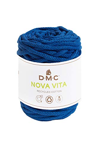 DMC - Eco Vita 12 | Recyceltes Baumwollgarn, Schlauchgarn mit einer Dicke von 4 mm | 250 g - 55 m - 24 Farben von DMC