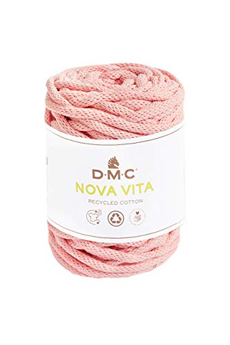 DMC - Eco Vita 12 | Recyceltes Baumwollgarn, Schlauchgarn mit einer Dicke von 4 mm | 250 g - 55 m - 24 Farben von DMC