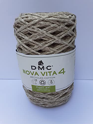 DMC - Eco Vita 4 Multico | Recyceltes Baumwollgarn - mit Pflanzen-Etikett | 250 g - 200 m - 6 Farben von DMC