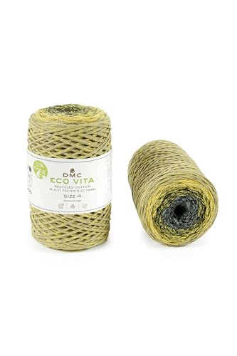 DMC - Eco Vita 4 Multico | Recyceltes Baumwollgarn - mit Pflanzen-Etikett | 250 g - 200 m - 6 Farben DMC - Eco Vita 4 Multico | Recyceltes Baumwollgarn - mit Pflanzen-Etikett | 250 g - 200 m - 6 Farben von DMC