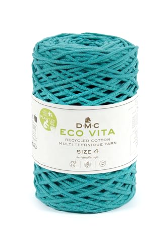 DMC - Eco Vita 4 | Recyceltes Baumwollgarn - mit Pflanzen-Etikett | 250 g - 200 m - 12 Farben DMC - Eco Vita 4 | Recyceltes Baumwollgarn - mit Pflanzen-Etikett | 250 g - 200 m - 12 Farben von DMC