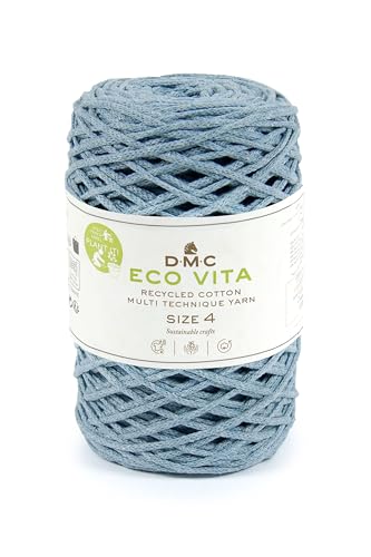 DMC - Eco Vita 4 | Recyceltes Baumwollgarn - mit Pflanzen-Etikett | 250 g - 200 m - 12 Farben DMC - Eco Vita 4 | Recyceltes Baumwollgarn - mit Pflanzen-Etikett | 250 g - 200 m - 12 Farben von DMC