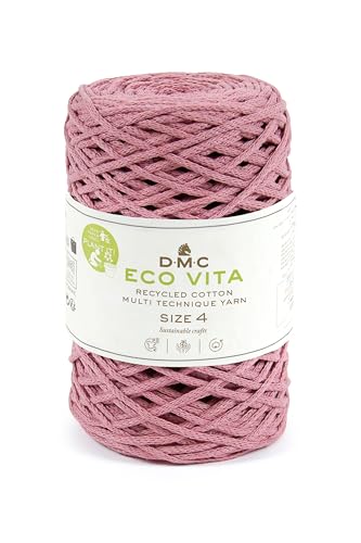 DMC - Eco Vita 4 | Recyceltes Baumwollgarn - mit Pflanzen-Etikett | 250 g - 200 m - 12 Farben DMC - Eco Vita 4 | Recyceltes Baumwollgarn - mit Pflanzen-Etikett | 250 g - 200 m - 12 Farben von DMC
