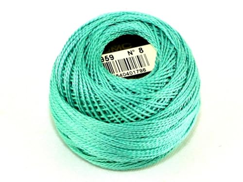 DMC Perlgarn, Baumwolle, Größe 8, 959, 10 g Knäuel DMC Perlgarn, Baumwolle, Größe 8, 959, 10 g Knäuel von DMC