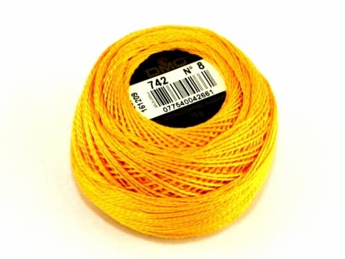 DMC Perlgarn aus Baumwolle, Größe 8, 10 g Knäuel von DMC