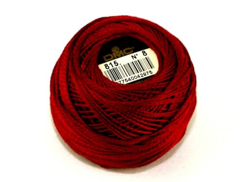 DMC Perlgarn aus Baumwolle, Größe 8, 815, pro 10-g-Knäuel. DMC Perlgarn aus Baumwolle, Größe 8, 815, pro 10-g-Knäuel. von DMC