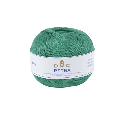 DMC - Petra, Häkel- und Strickgarn | 100% Baumwolle - Ideal für Kleidung, Babykleidung und Wohnaccessoires | 100 Gr von DMC