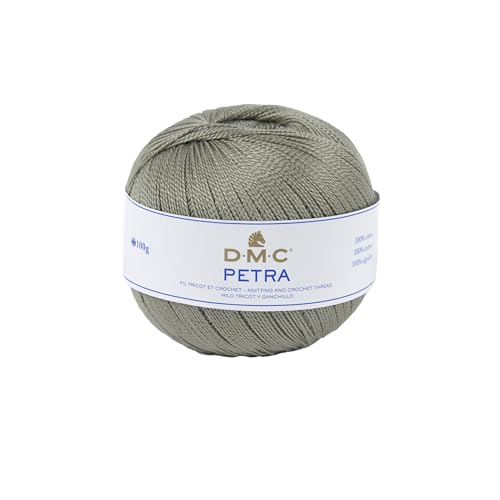 DMC Petra Garn Größe 3, 100% Baumwolle, grün, 9x9x8 cm von DMC