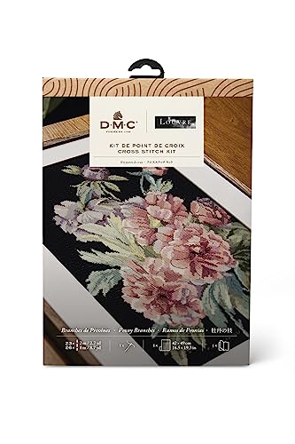 DMC - Pfingstrosenzweige von P.J Redouté, Le Louvre, Kreuzstichset Niveau fortgeschritten DMC - Pfingstrosenzweige von P.J Redouté, Le Louvre, Kreuzstichset Niveau fortgeschritten von DMC