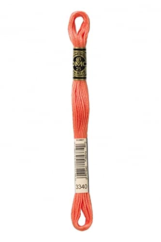 DMC Stickgarn aus Baumwolle, 3340, pro Knäuel von DMC