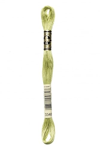 DMC Stickgarn aus Baumwolle, 3348, pro Knäuel von DMC