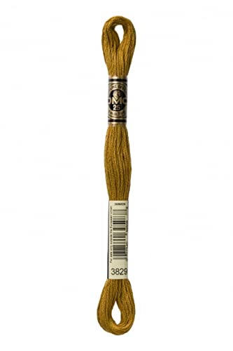 DMC Stickgarn aus Baumwolle, 3829, pro Knäuel von DMC