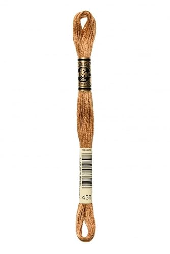 DMC Stickgarn aus Baumwolle, 436, pro Knäuel von DMC