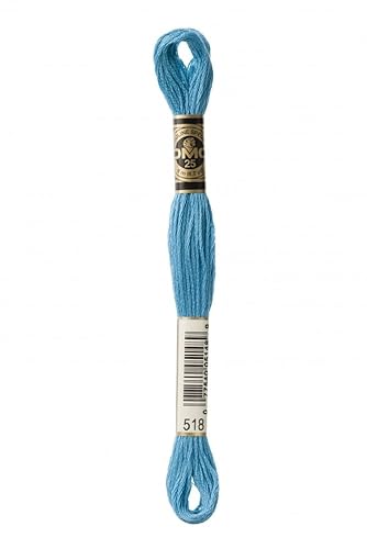 DMC Stickgarn aus Baumwolle, 518, pro Knäuel von DMC
