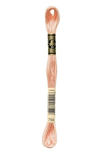 DMC Stickgarn aus Baumwolle, 754, pro Knäuel DMC Stickgarn aus Baumwolle, 754, pro Knäuel von DMC