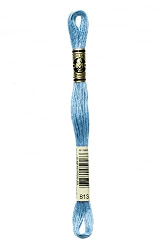 DMC Stickgarn aus Baumwolle, 813, pro Knäuel von DMC